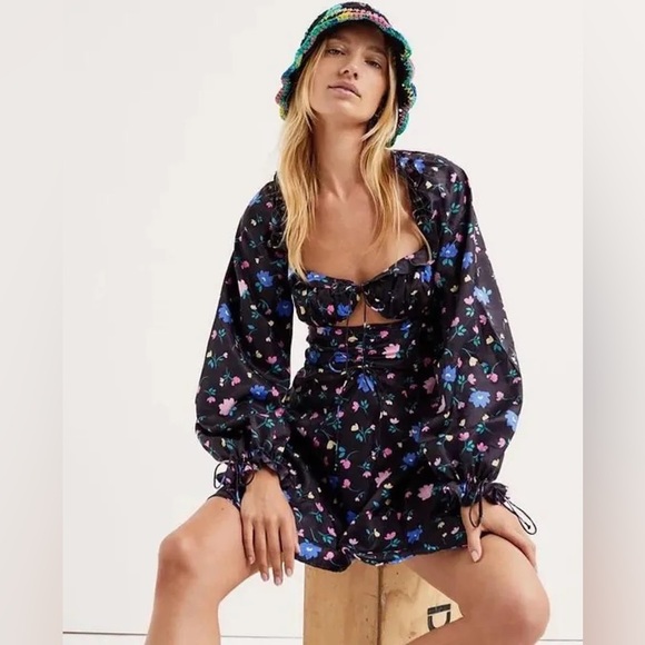 New For Love & Lemons✨Lexy Long Sleeve Mini Dress - Picture 4 of 8